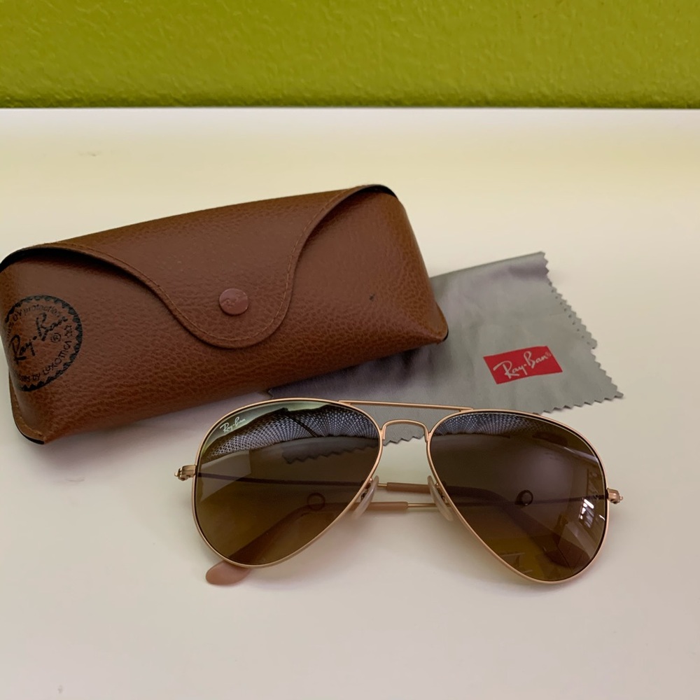 Ray-Ban light brown Aviator